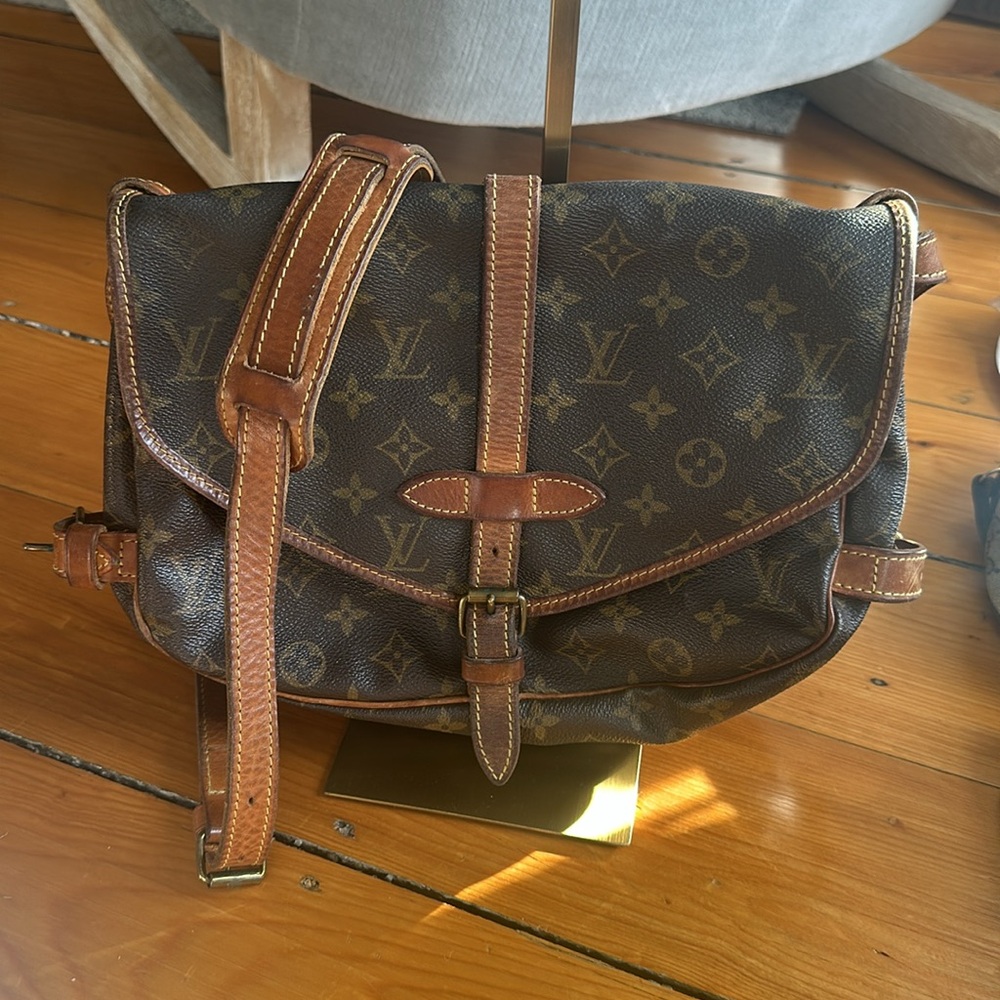 Louis Vuitton Brown Monogram Crossbody Bag
